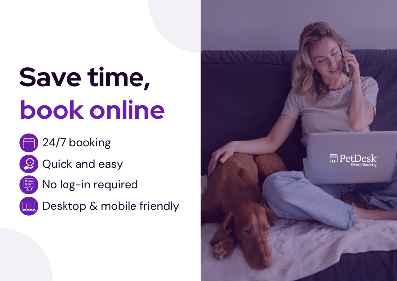 Carousel Slide 1: Save time and book online!
